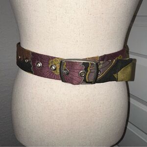 Lionsheart Tapestry Fabric Statement Belt